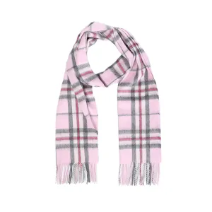 100% Cashmere Woven Scarf Dalton Thomson Pink