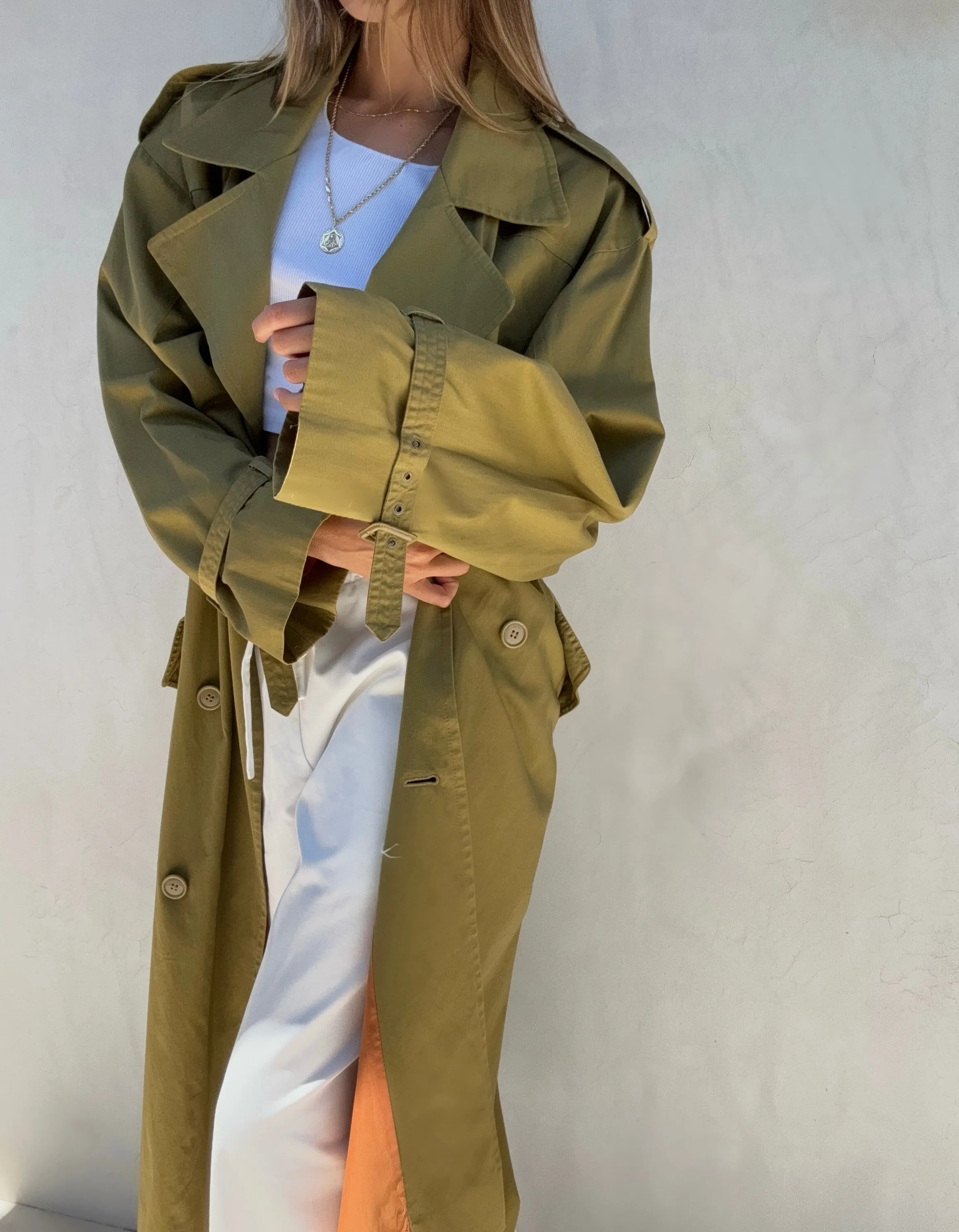 1980s Yves Saint Laurent Trench Coat