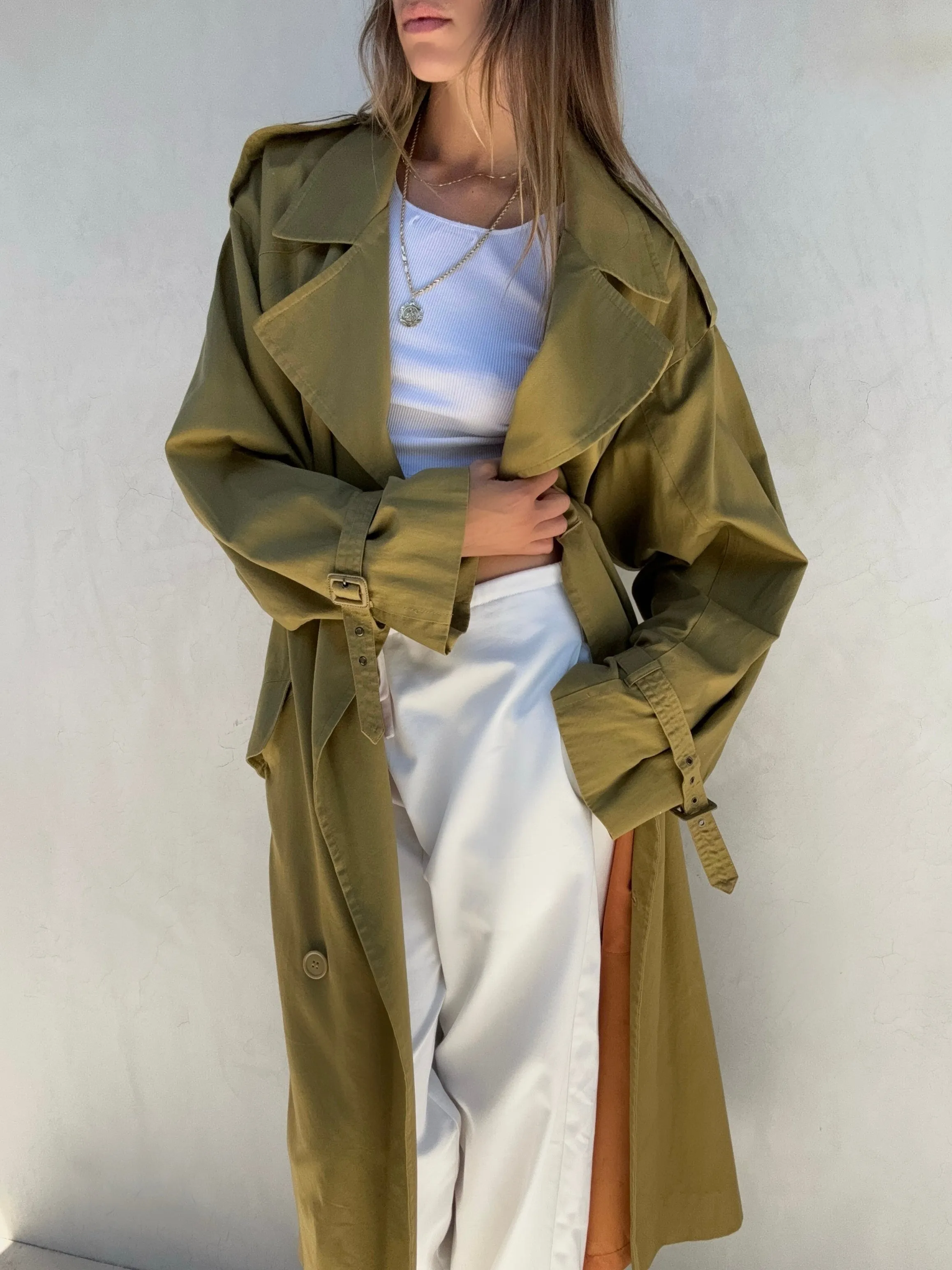 1980s Yves Saint Laurent Trench Coat