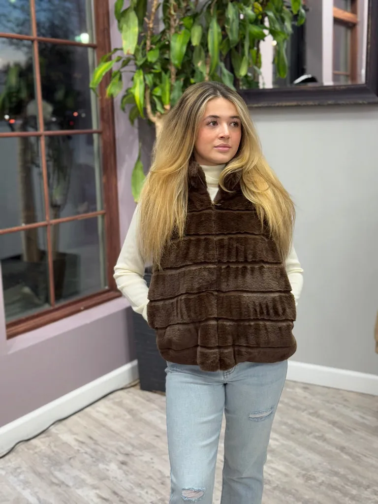 Alina Fur Vest