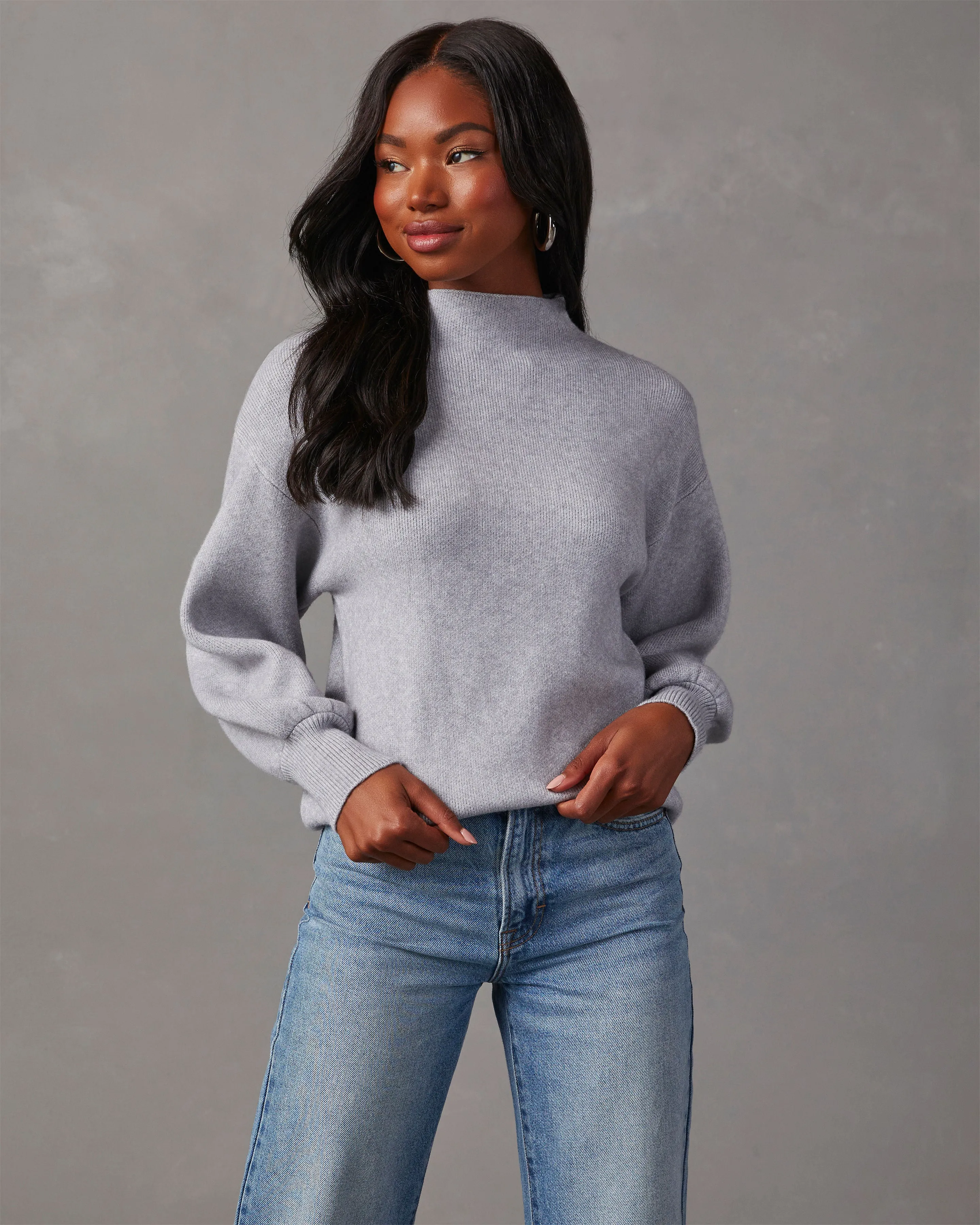 Amsterdam Mock Neck Sweater