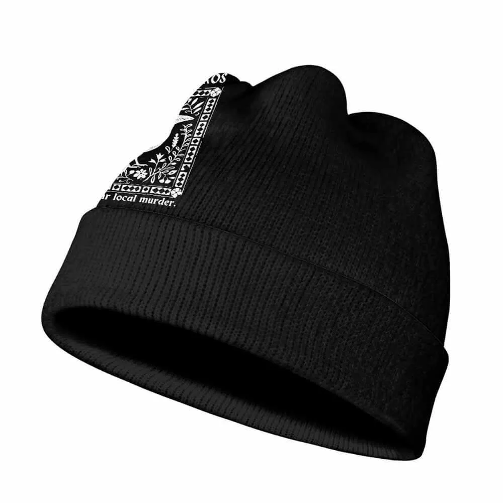 Black Crows Before Bros Warm Knitted Beanie Hat