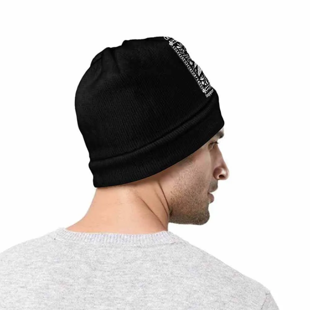 Black Crows Before Bros Warm Knitted Beanie Hat