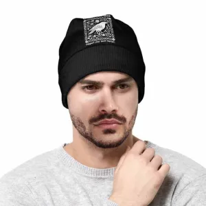 Black Crows Before Bros Warm Knitted Beanie Hat