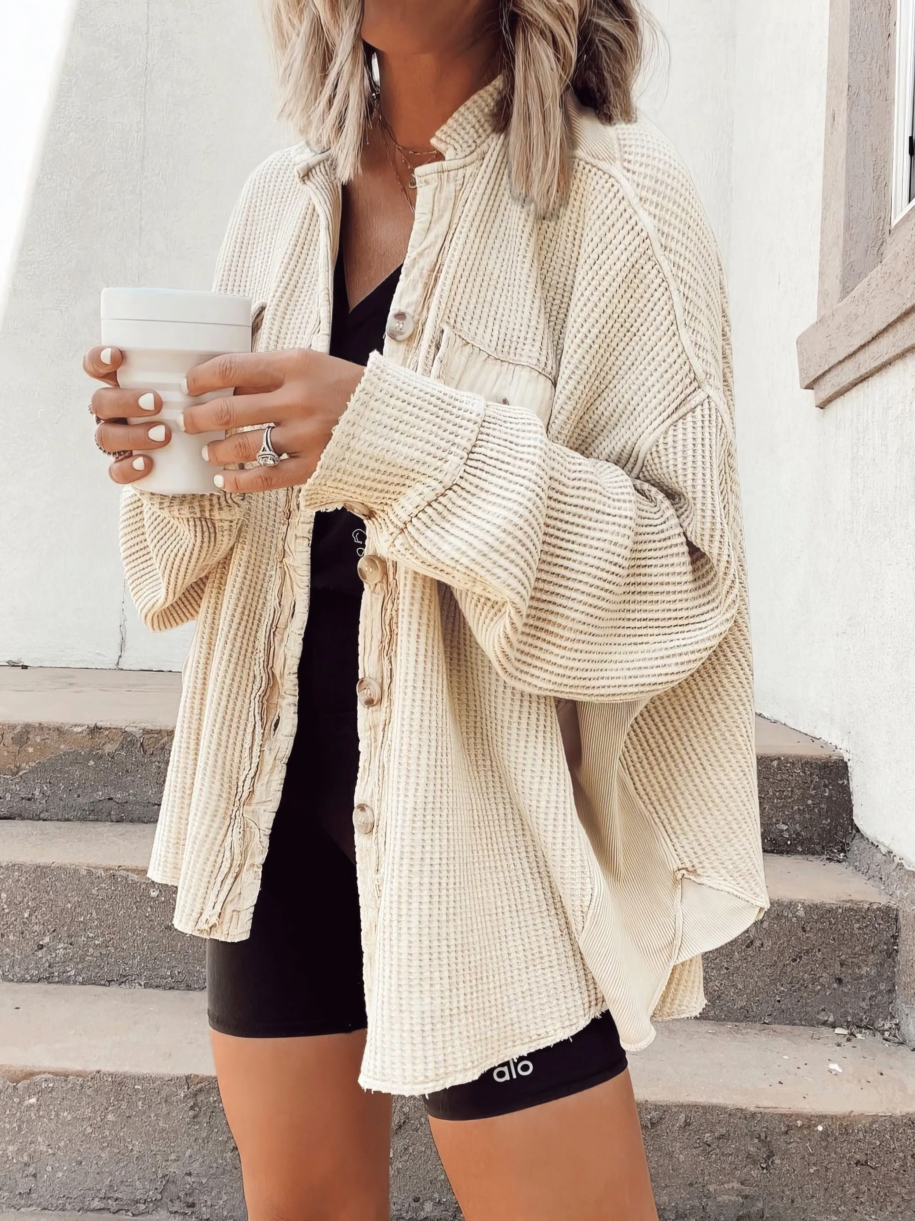 Black Knit Long Cardigan Sweater