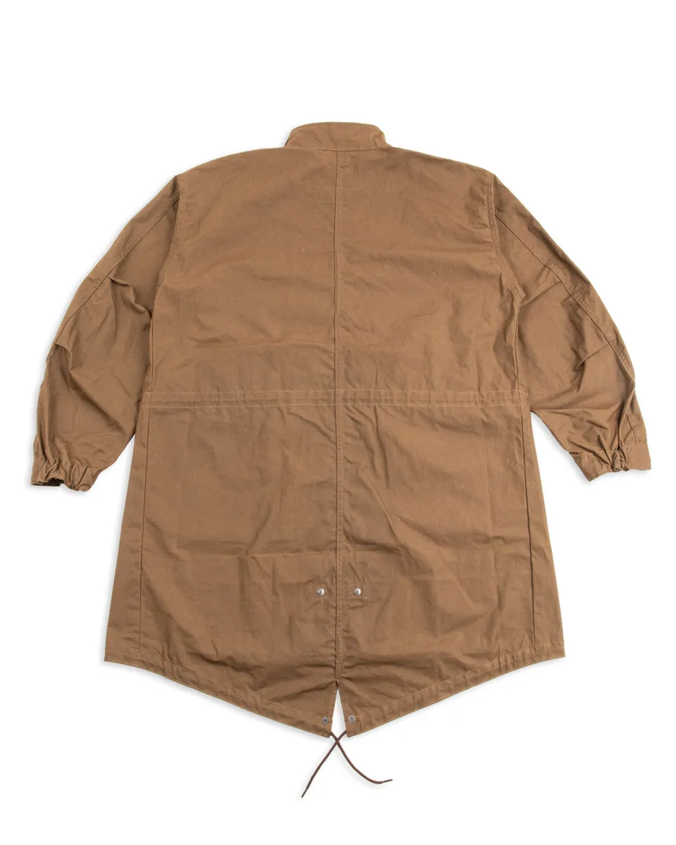 British Oiled Cotton Rebel Coat - Oiled Khaki