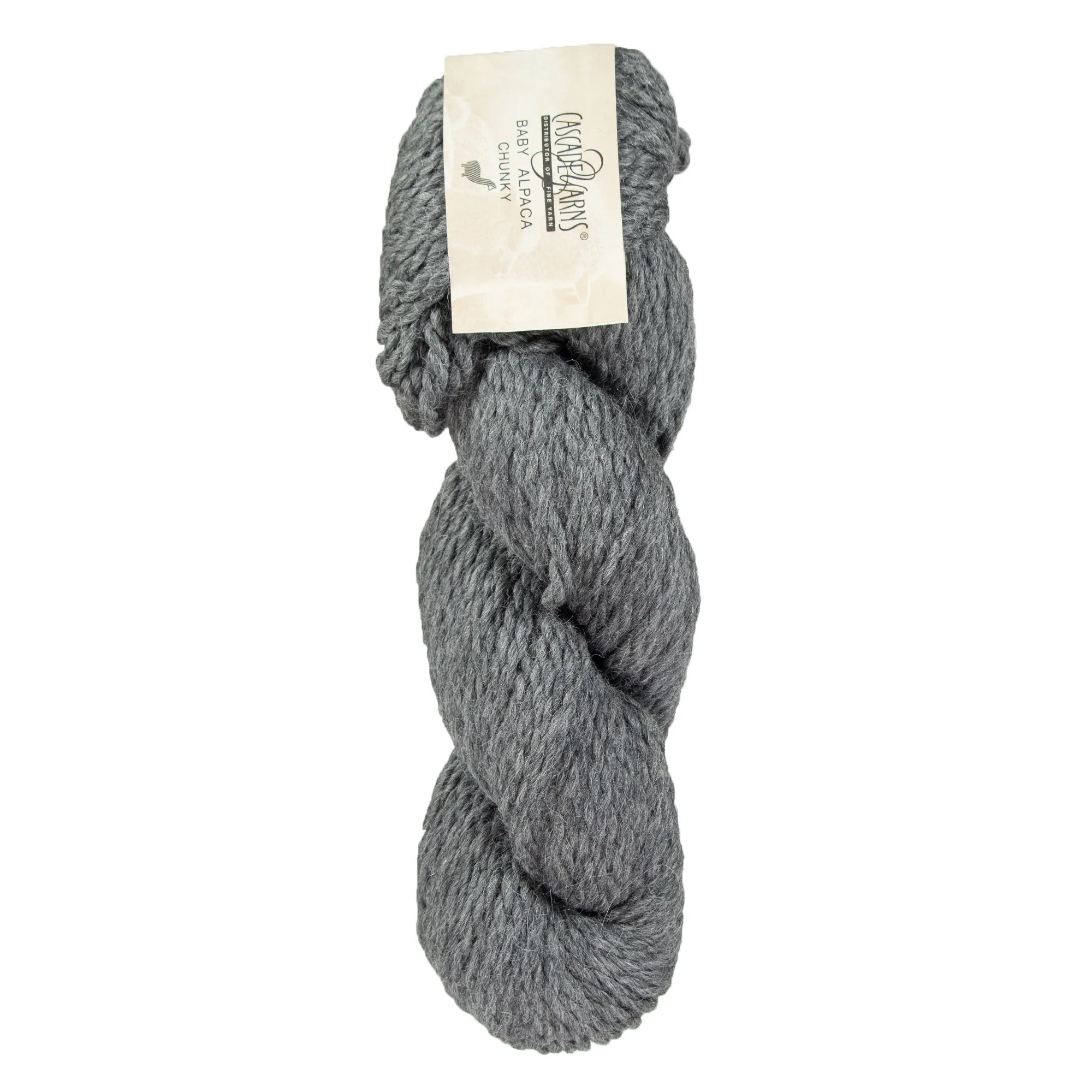 Cascade Yarns Baby Alpaca Chunky Yarn - 570 Medium Charcoal