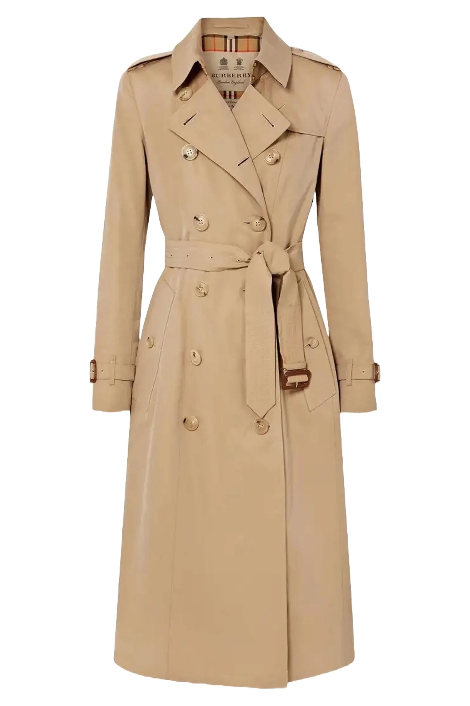 Chelsea Long Organic Cotton-gabardine Trench Coat