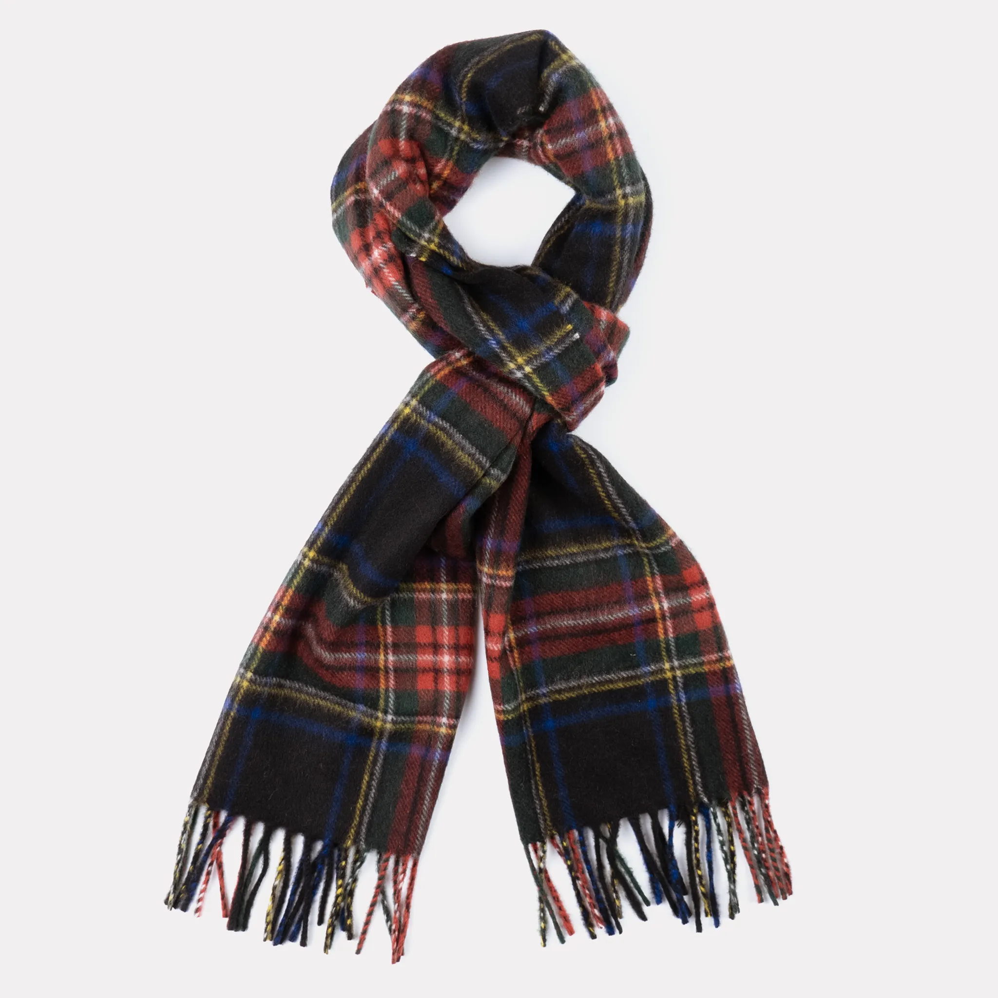 Classic Stewart Tartan Cashmere Scarf