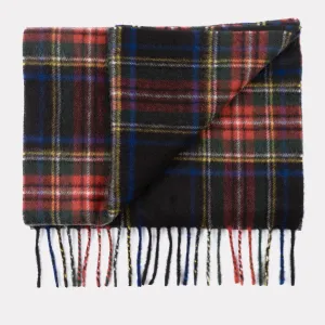 Classic Stewart Tartan Cashmere Scarf