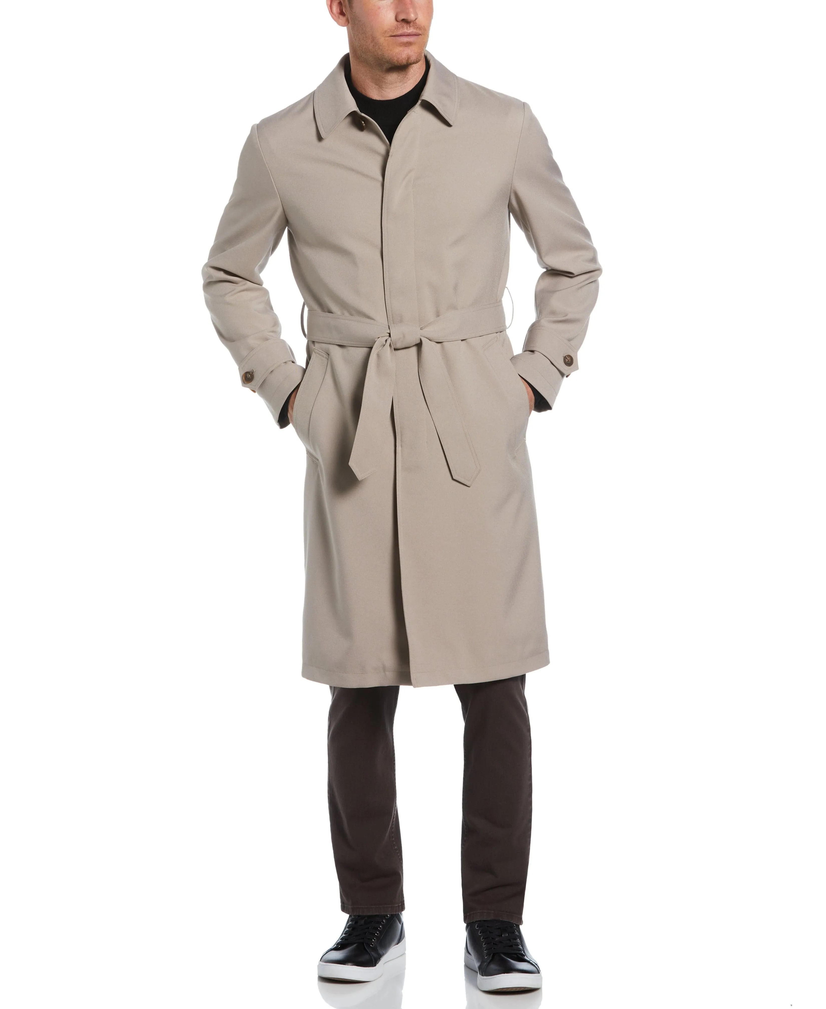 Edris Single Breasted 5 Button Trench Coat