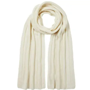 Falke Sporty Rib Cashmere Scarf - Off-White