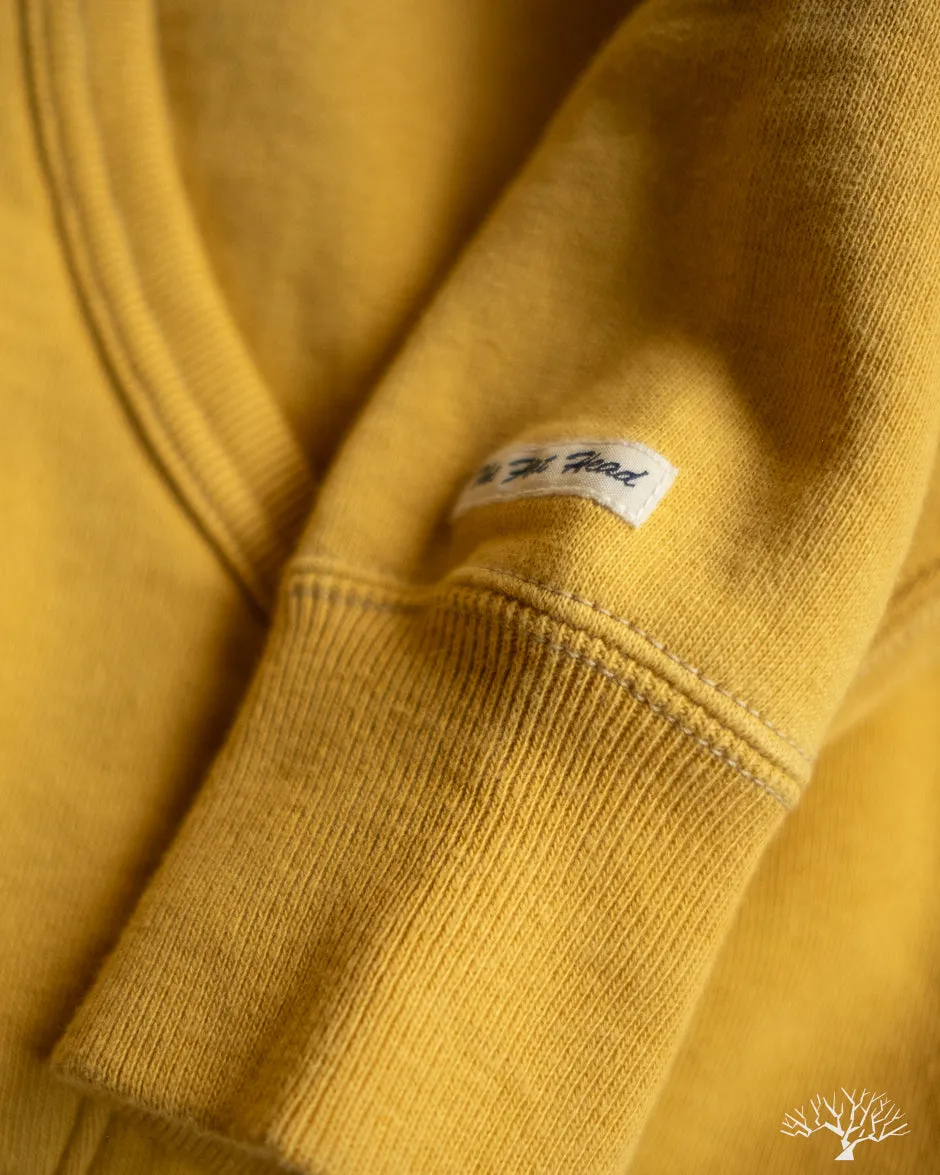 FN-SWP-211 - Loopwheel Hooded Sweatshirt - Mustard