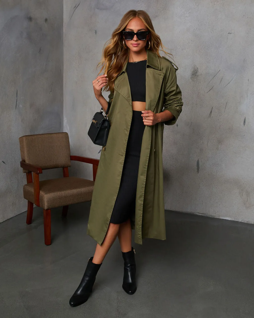 Fonda Belted Trench Coat