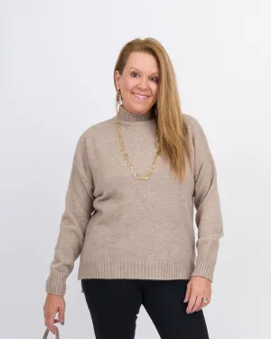 Haylo Sweater - Taupe-Final Sale