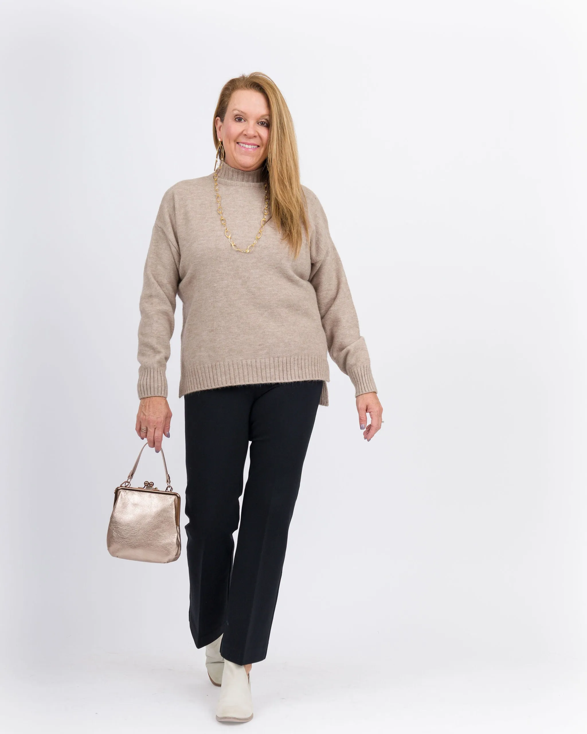 Haylo Sweater - Taupe-Final Sale