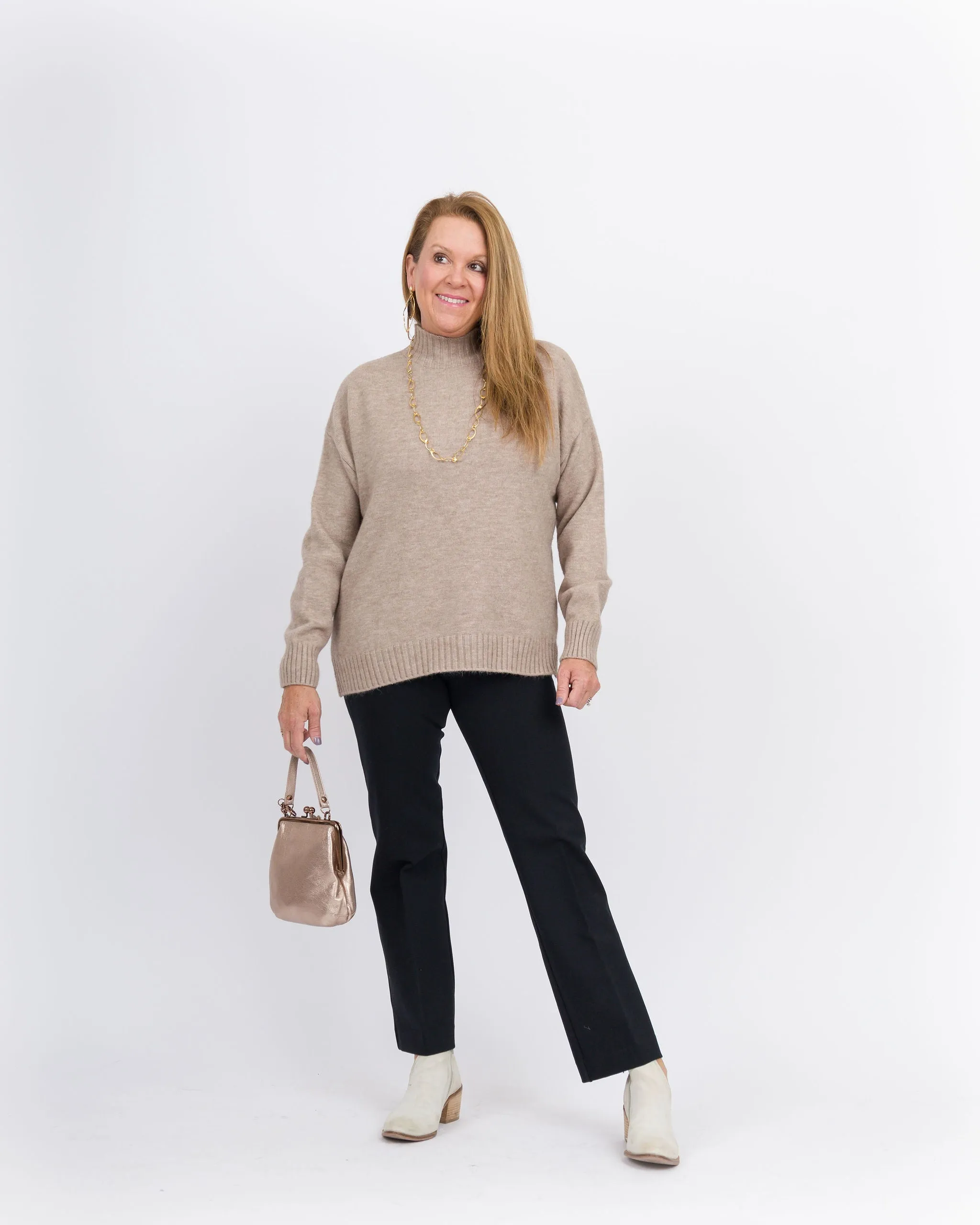 Haylo Sweater - Taupe-Final Sale