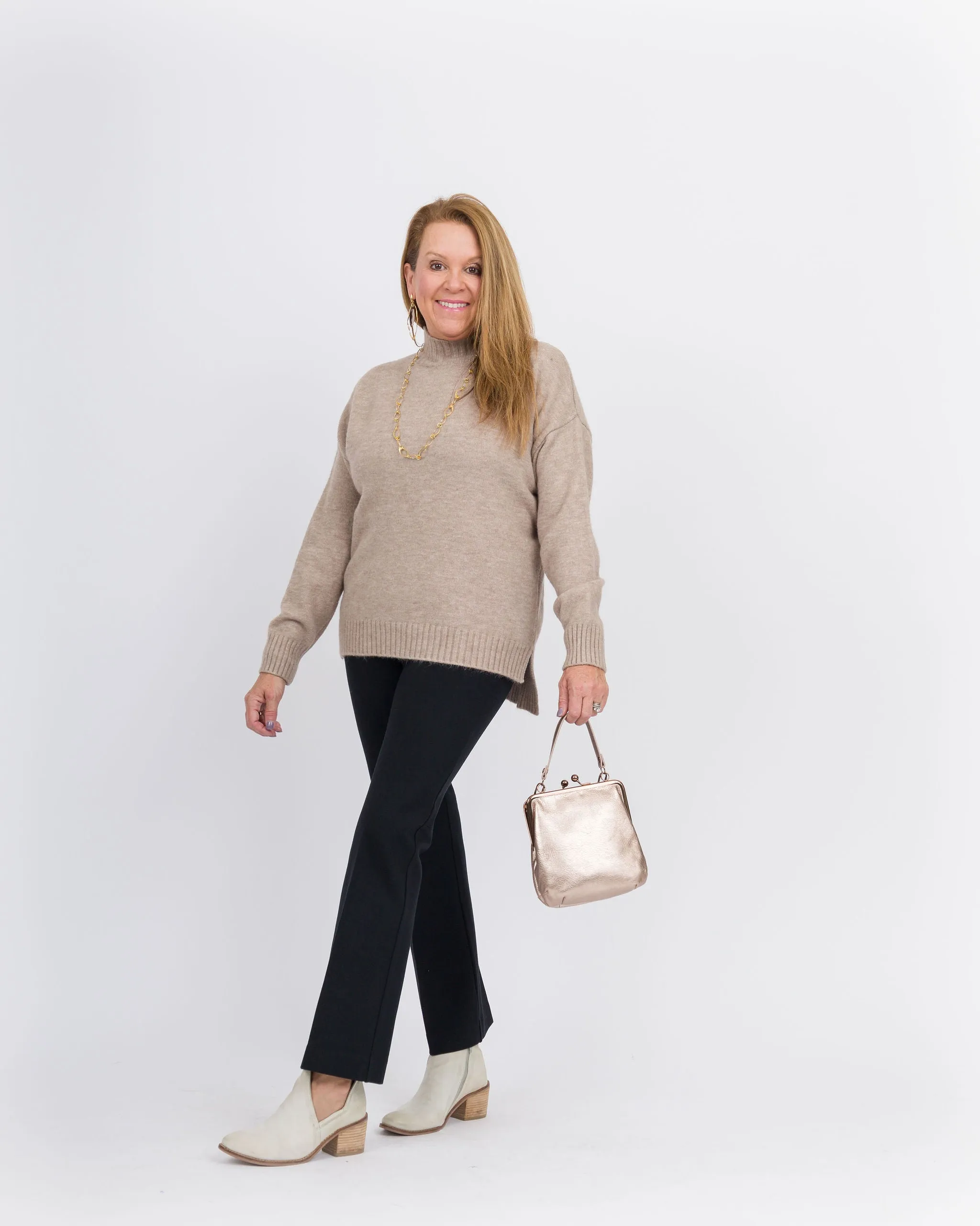 Haylo Sweater - Taupe-Final Sale