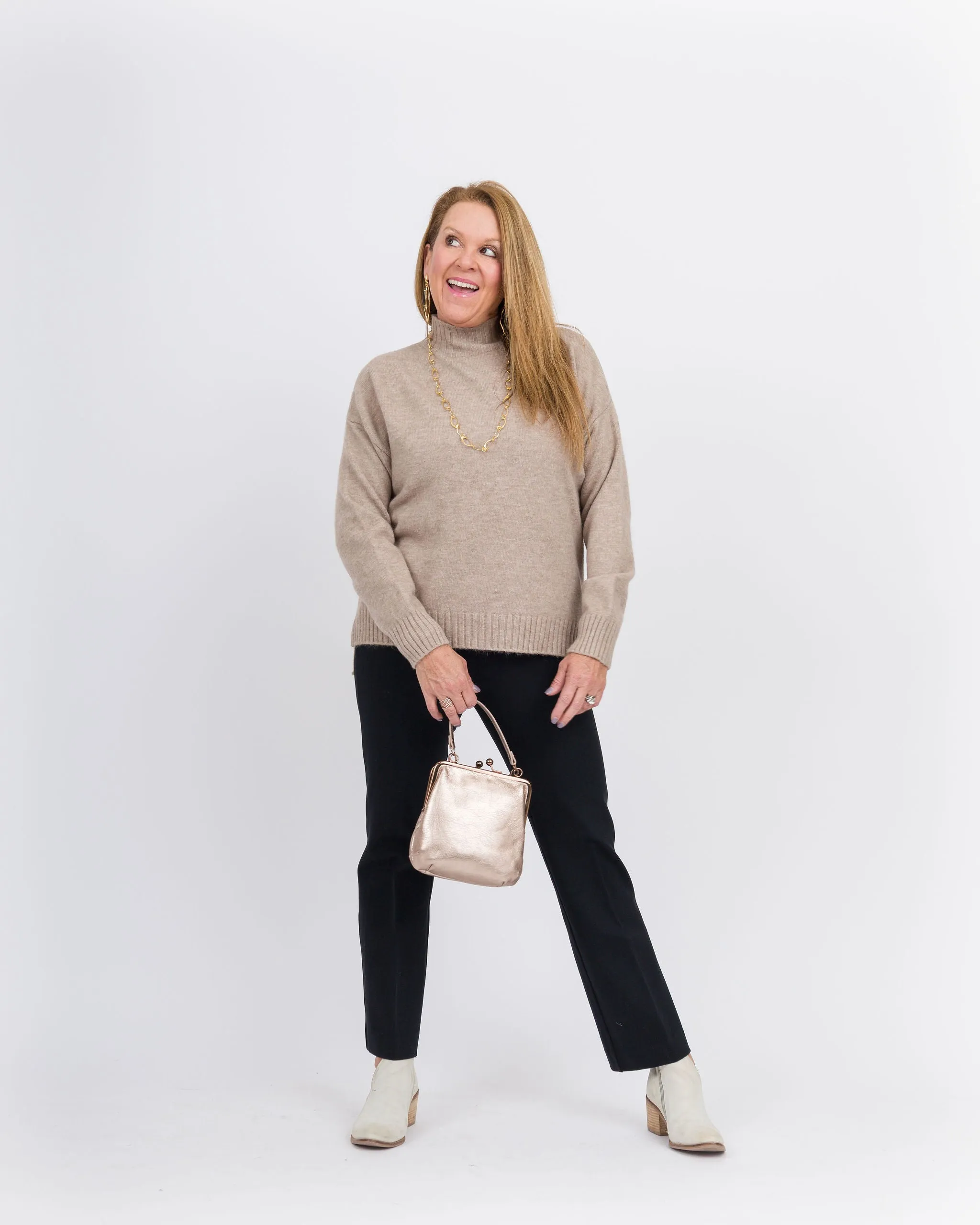 Haylo Sweater - Taupe-Final Sale