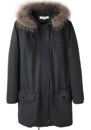 Hooded Wool Parka