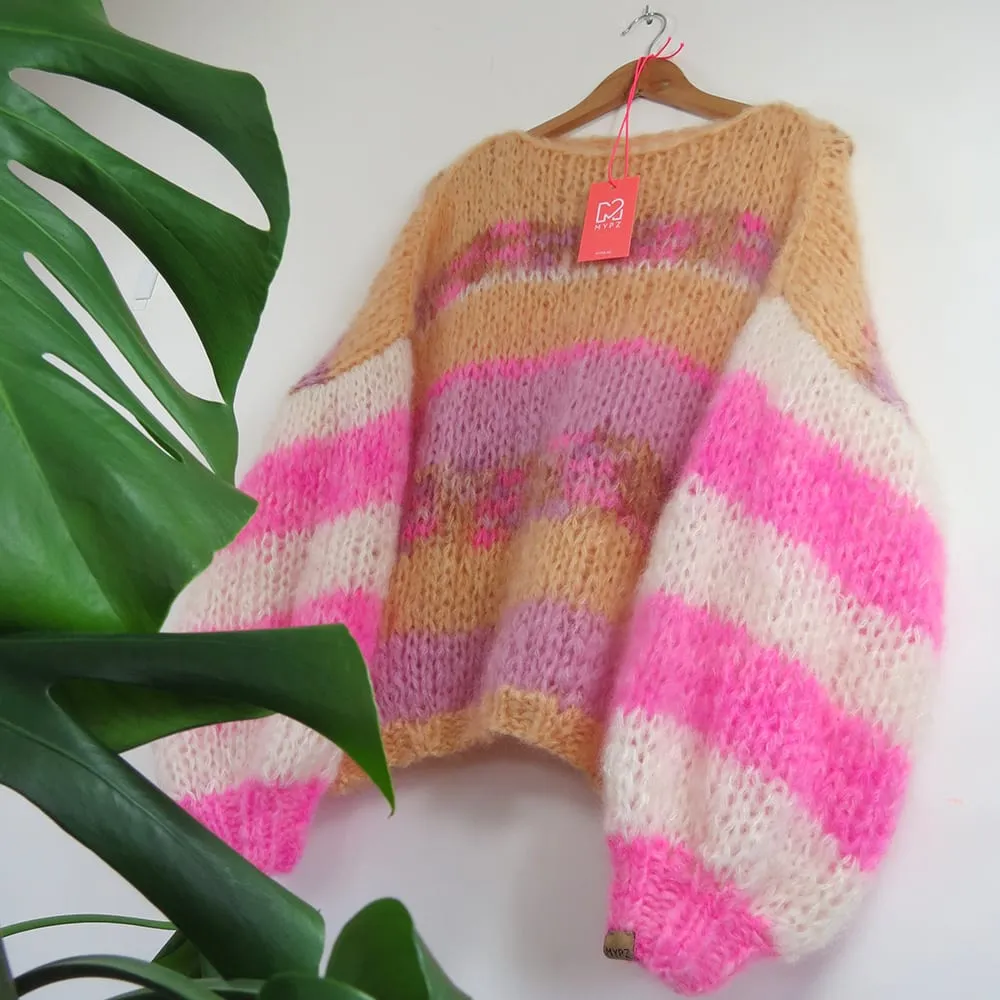 Knit pattern – MYPZ basic BIG chunky pullover for beginners NO.15 (ENG-NL)