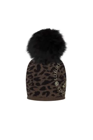 Leopard Beanie