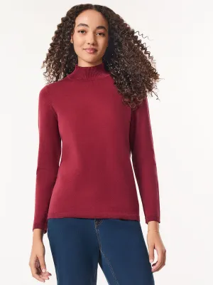 Long Sleeve Mock Neck Sweater