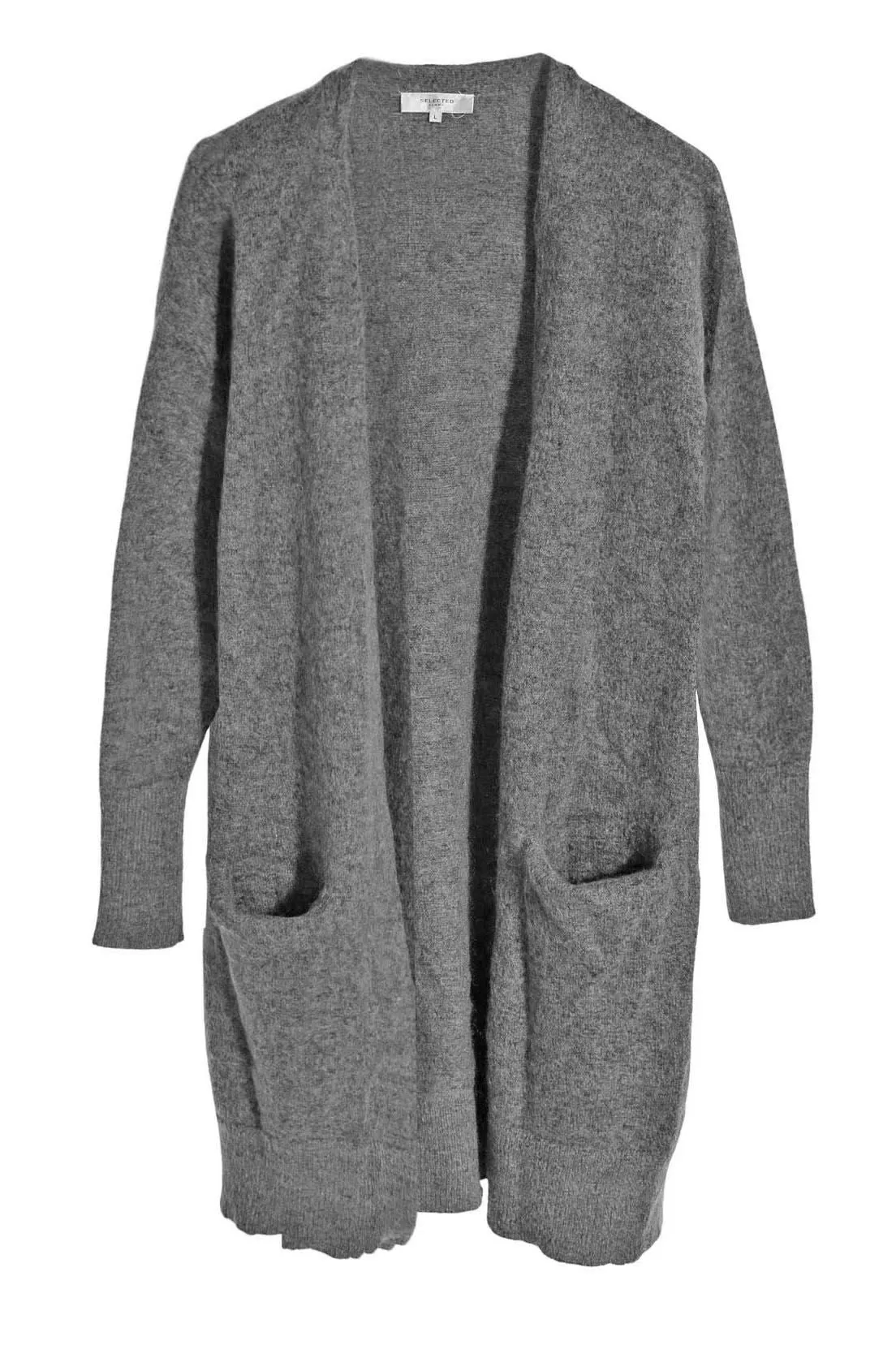 Long Soft Pocket Cardigan