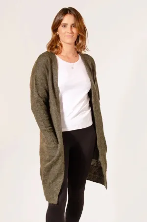 Long Soft Pocket Cardigan