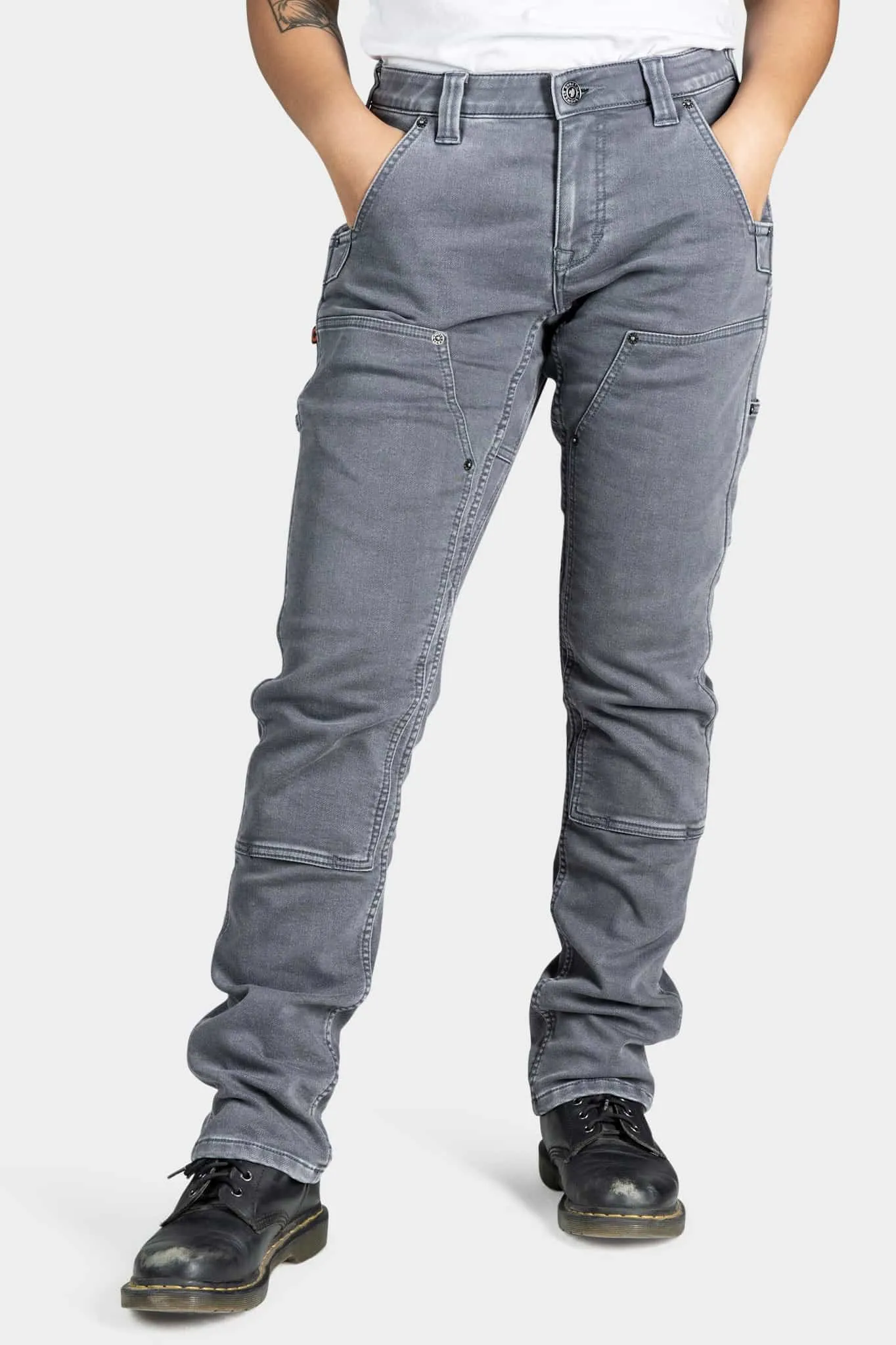 Maven X in Grey Stretch Thermal Denim