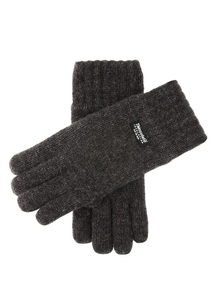 Men's Thinsulate-Lined Knitted Gloves