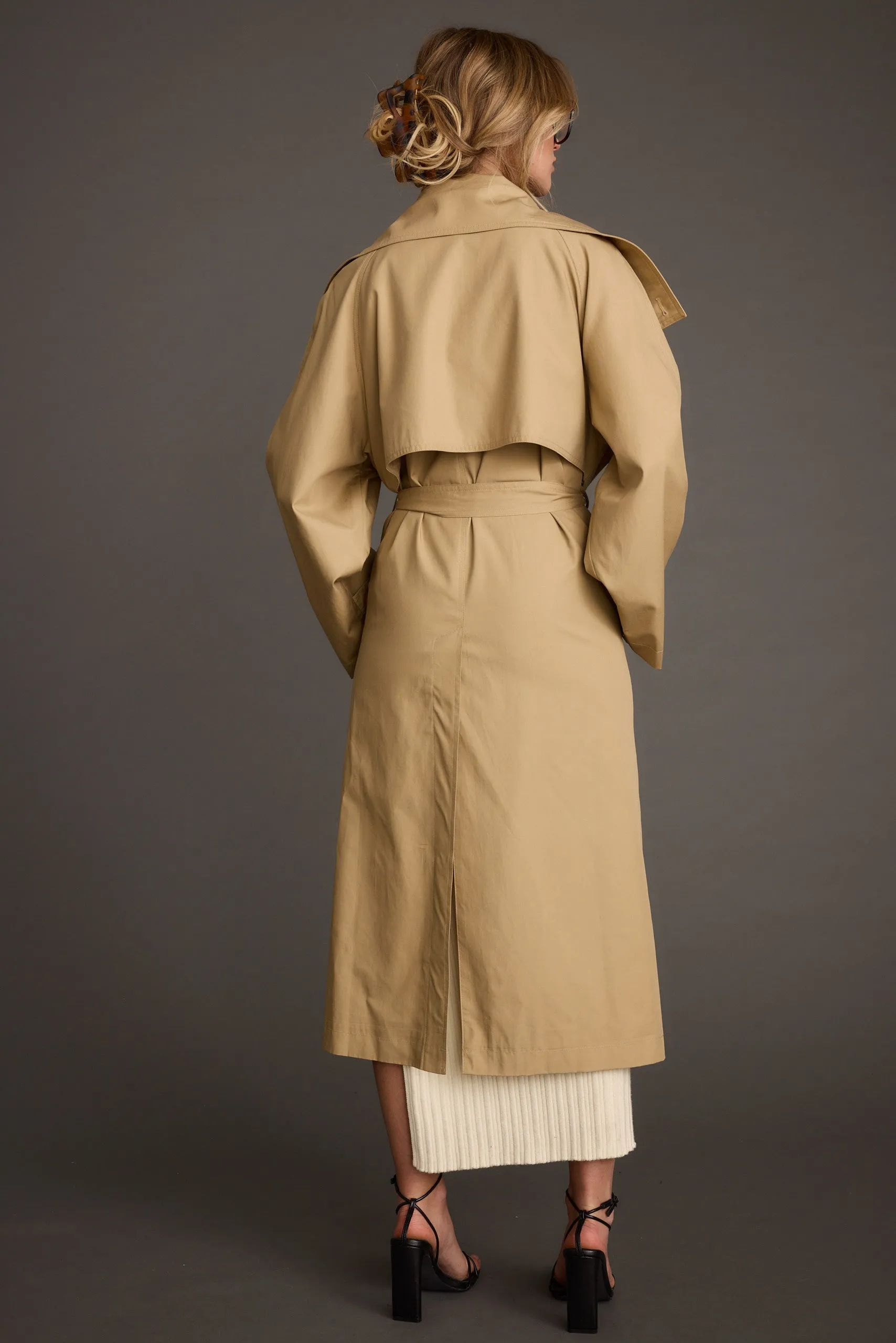 Moss Khaki Classic Trench Coat