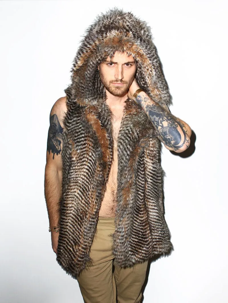 Nighthawk Hooded Faux Fur Vest | Men's