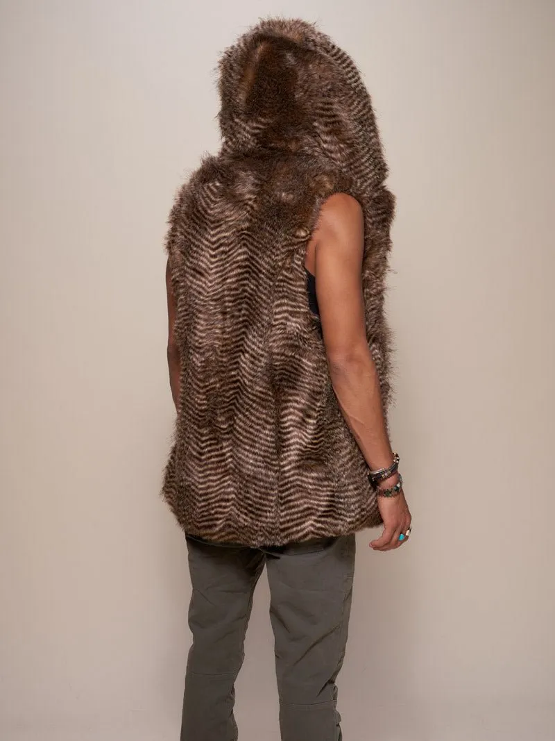 Nighthawk Hooded Faux Fur Vest | Men's