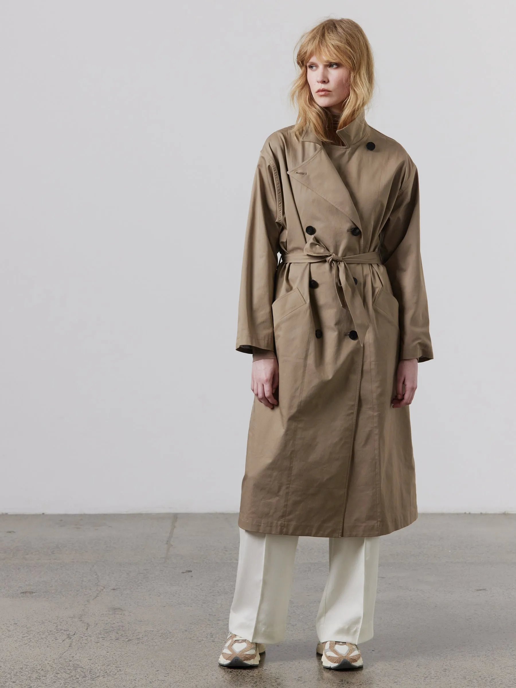 Nikki Trench Coat - Taupe