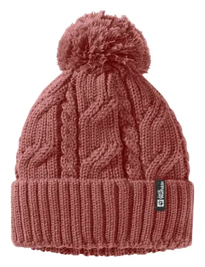 Pompom Beanie - Mineral Red