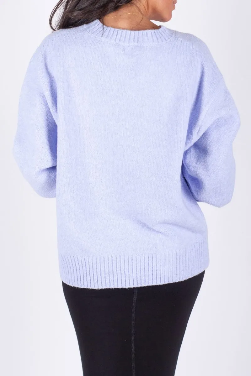 PULLOVER SWEATER (LILAC)