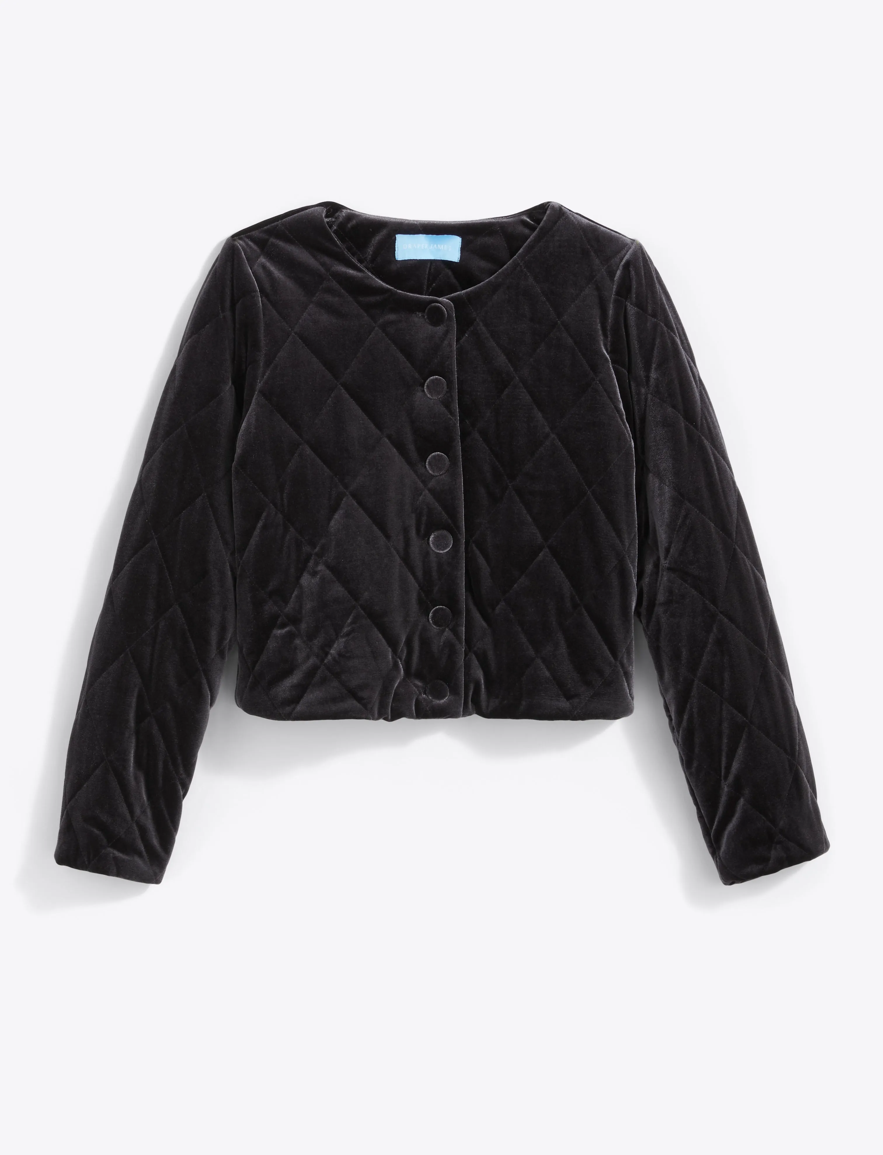 Quilted Jacket in Velvet