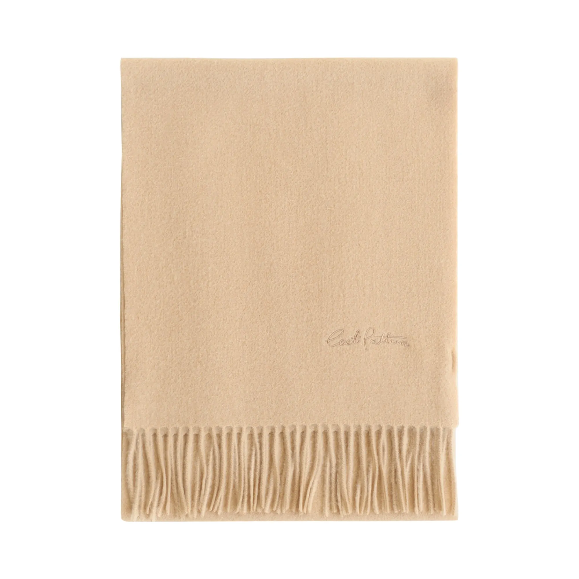 "Lost in Warmth" Classic Cashmere Scarf - Camel