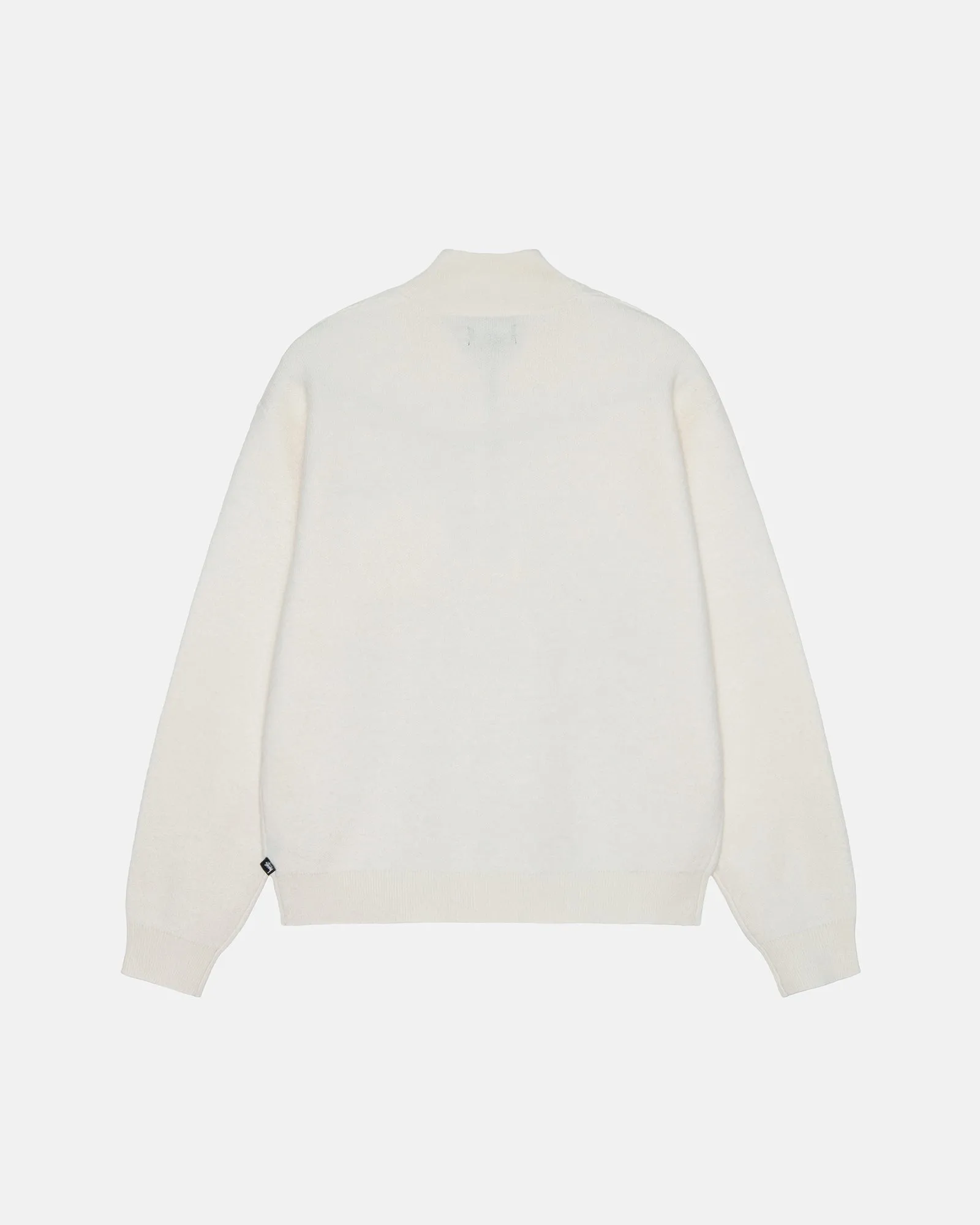 Stüssy - Men's Half Zip Mock Neck Sweater - (Ivory)