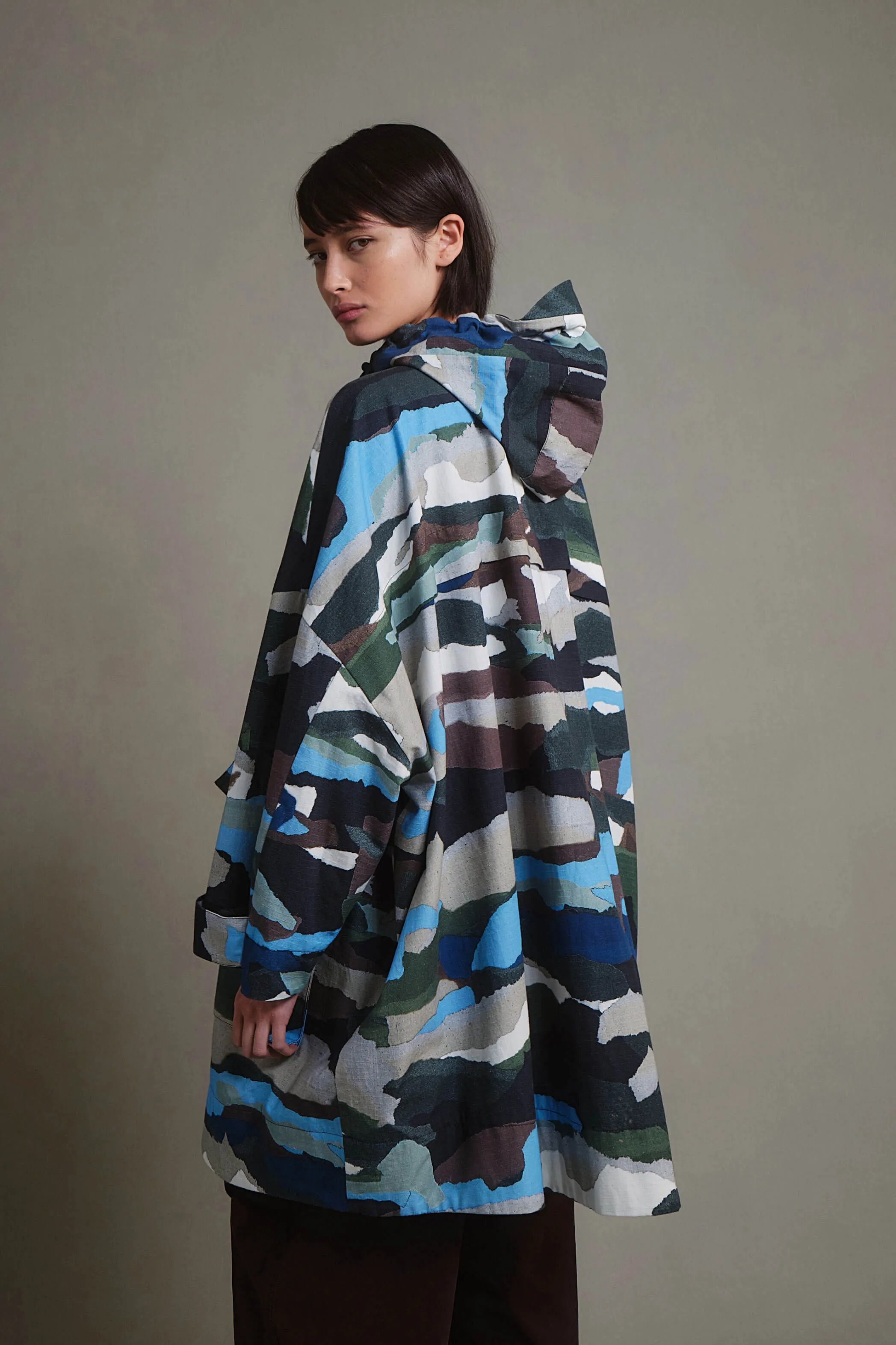 THE WAYFINDER COAT / TORN PAPER CAMO