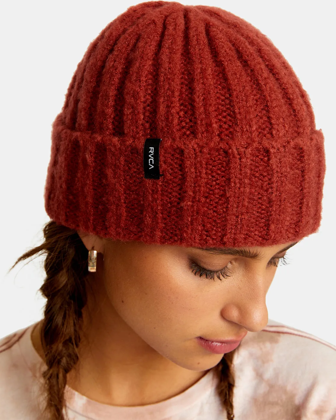 Warm Eyes Beanie - Rosewood