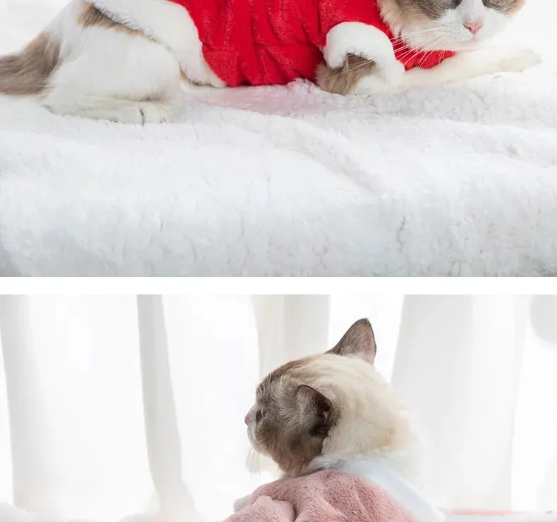 Warm Faux Rabbit Fur Pet Vest for Cats and Dogs