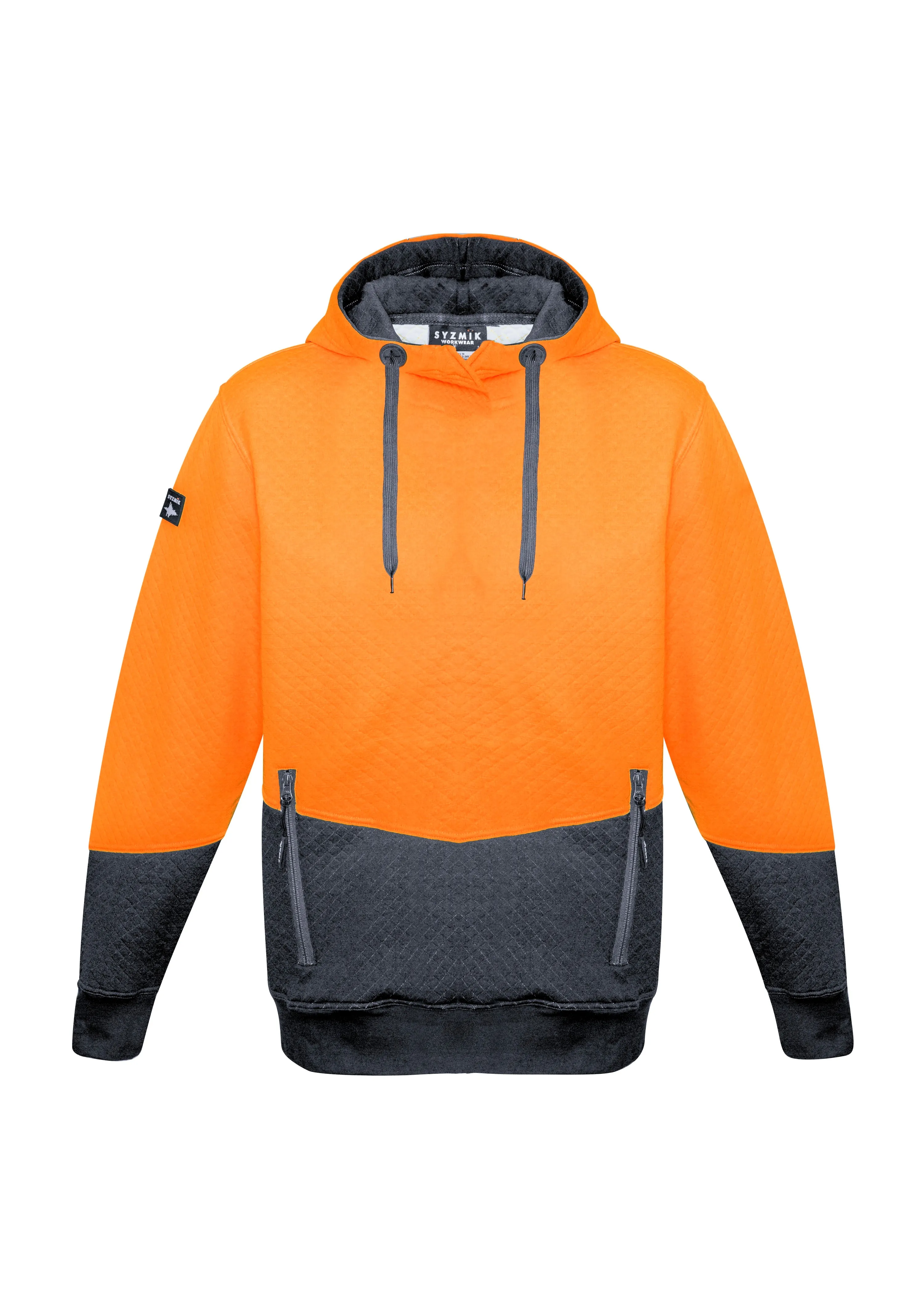 ZT477 Syzmik Unisex Hi Vis Textured Jacquard Hoodie